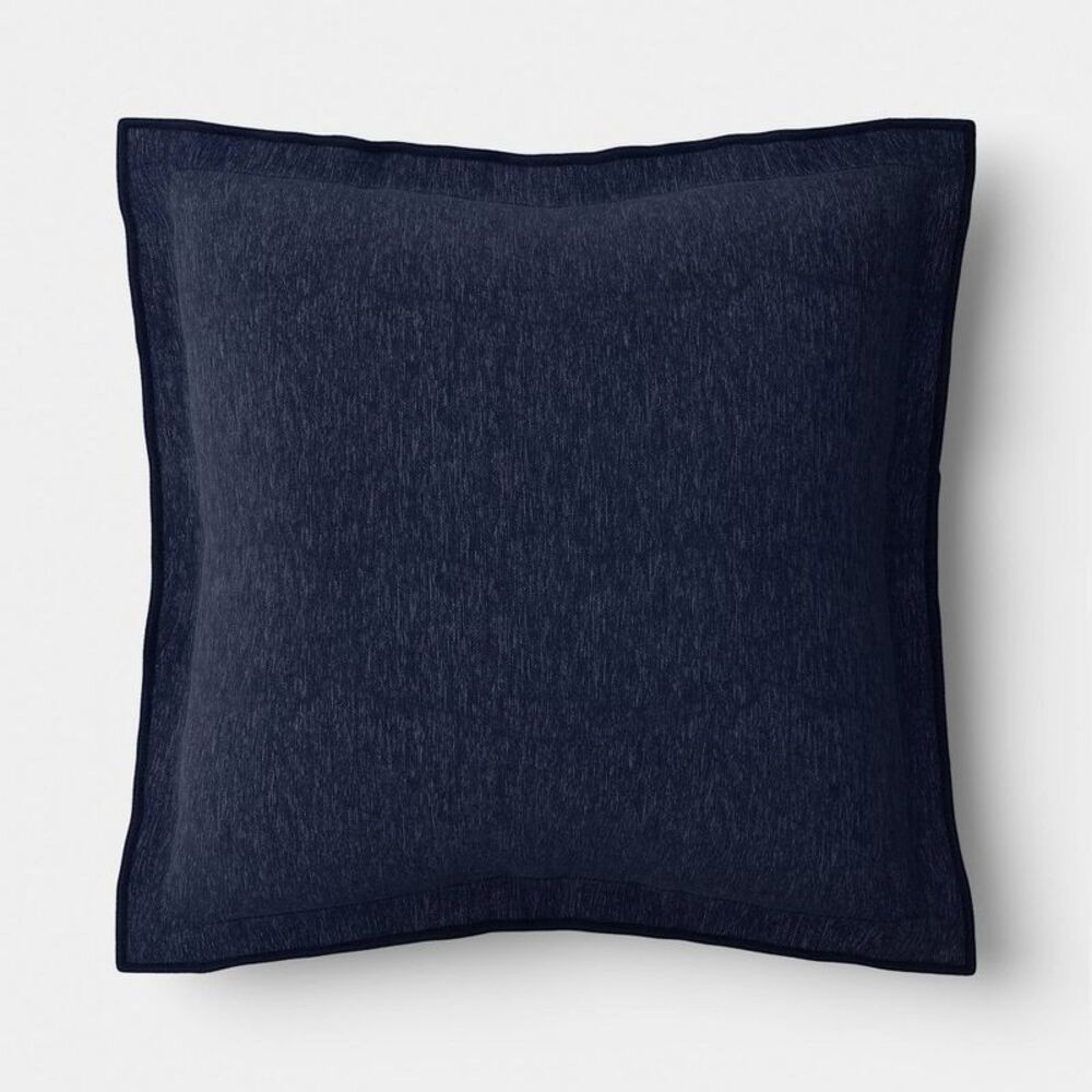 20"x20" Square Outdoor Throw Pillow Navy Blue - Threshold